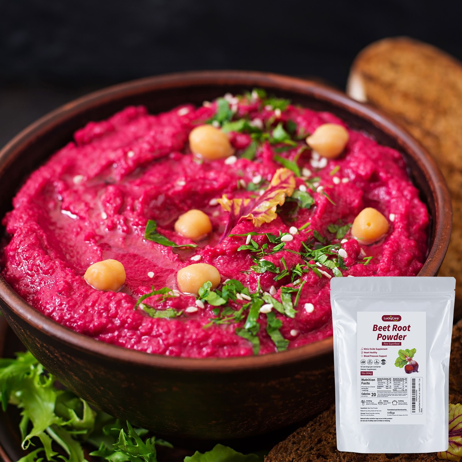 1 LB Organic Beet Root Powder Raw Non GMO Pure Beta Vulgaris Nitric Oxide Booste