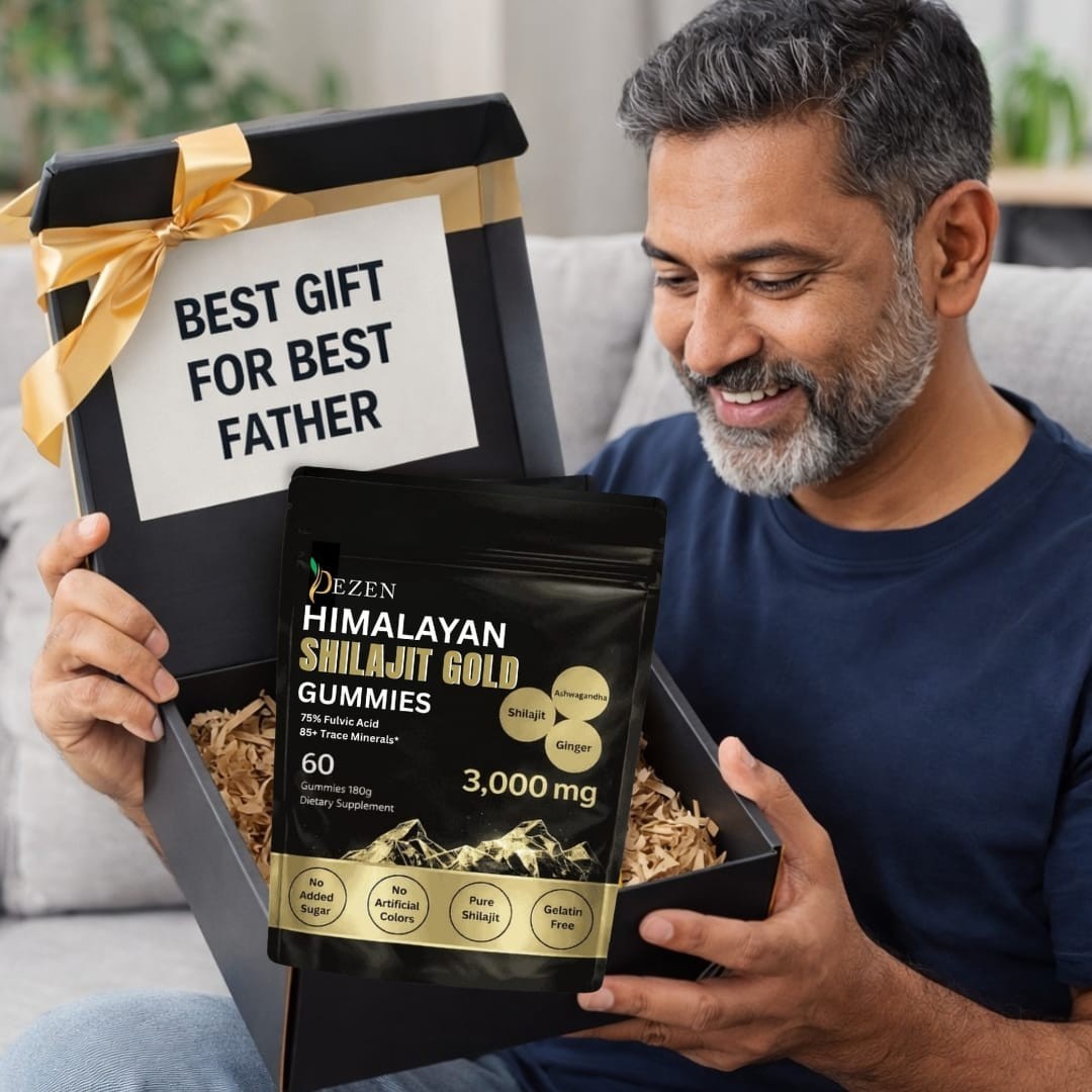 Organic Himalayan Shilajit Gummies 3000mg for Energy & Wellness Supplements