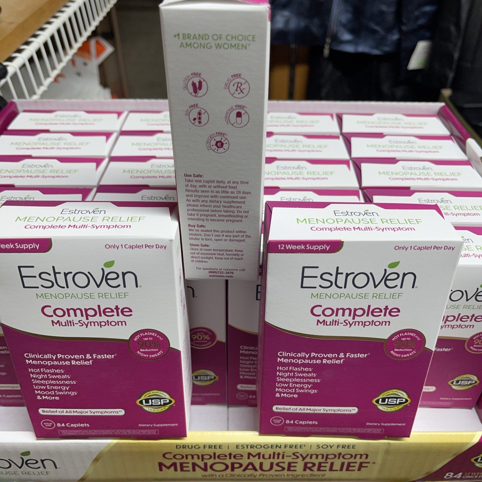 [ 2 ] Estroven Complete Multi-Symptom Menopause Relief, 84 Caplets x 2 packs