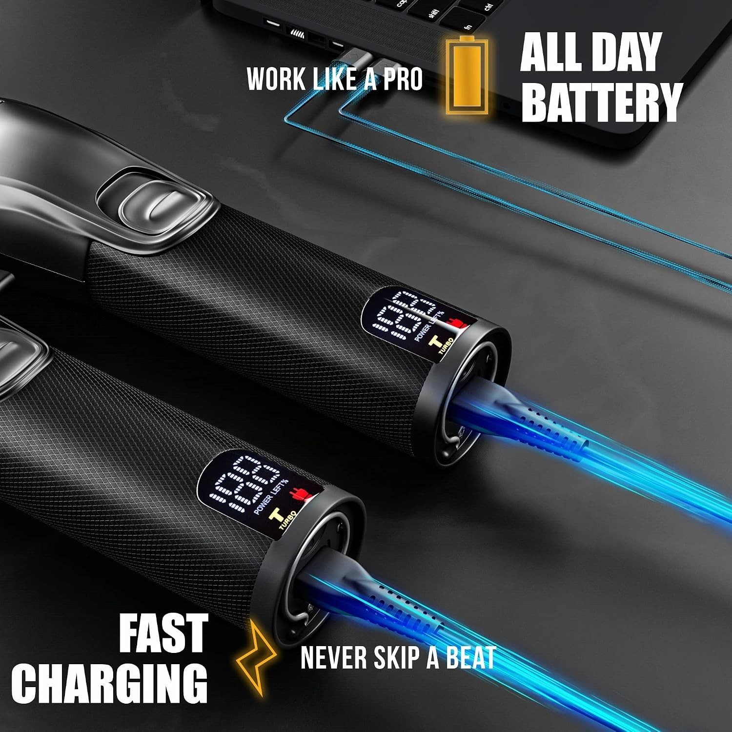 Novah Professional Hair Clippers Set – Cordless Trimmer Kit
