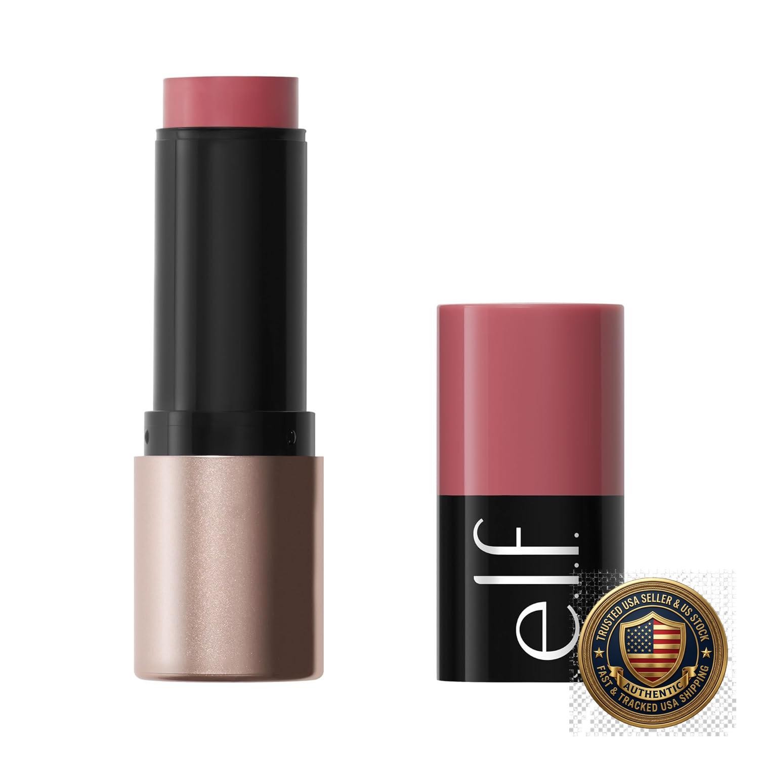 Soft Glam Cream Blush Stick Buildable Natural Flush Satin Finish