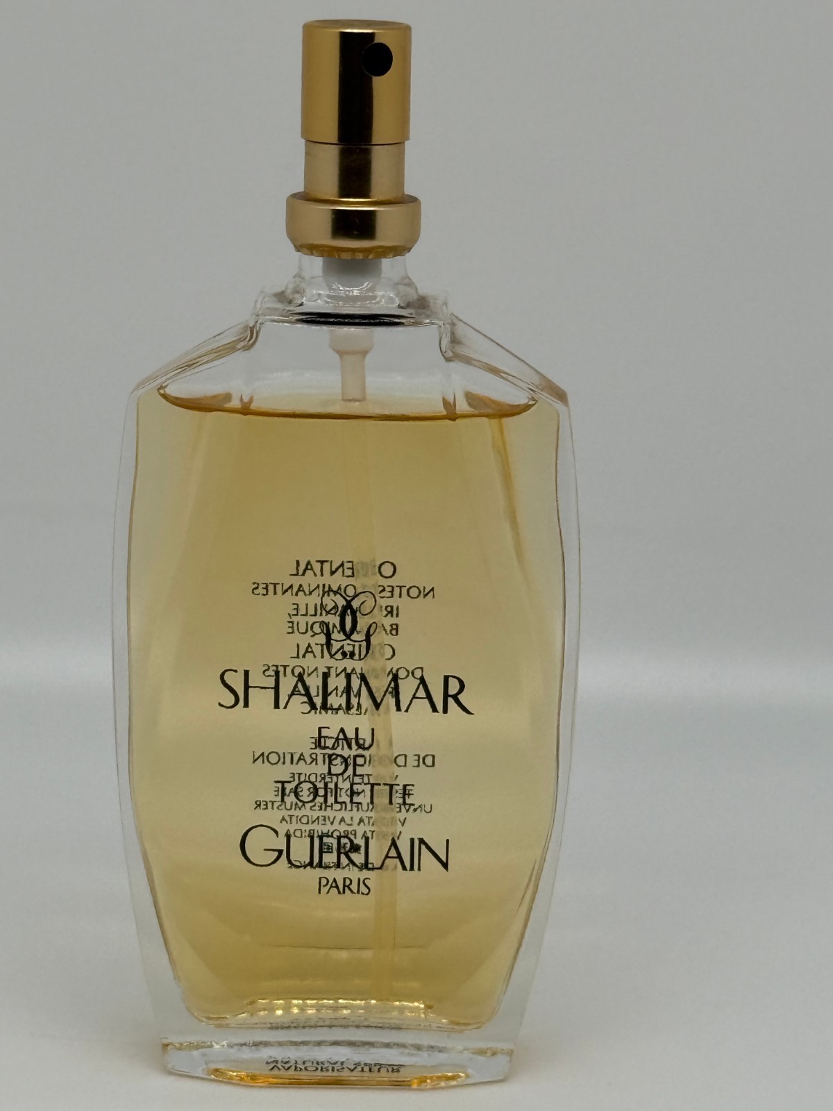 *VINTAGE* SHALIMAR by GUERLAIN PARIS 1.7 oz / 50 ML EDT Spray Tester As Pictures