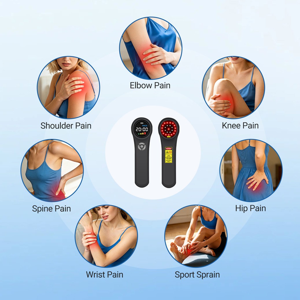 Low Level Laser Therapy for Osteoarthritis Pain Relief 16x660nm+4x810nm+4x980nm