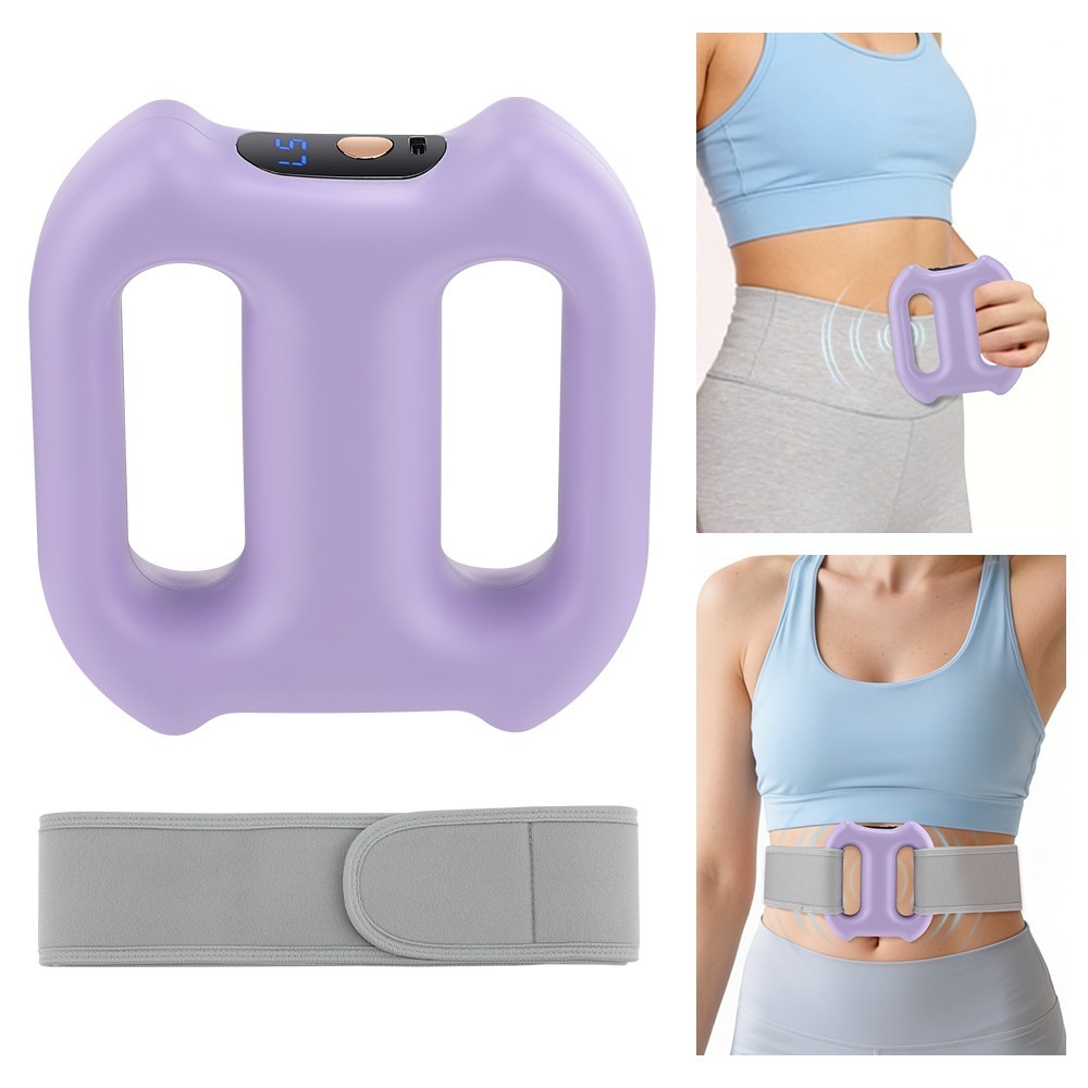 Electric Vibration Fascia Massager Charging Fascia Ring Portable Waist Massager