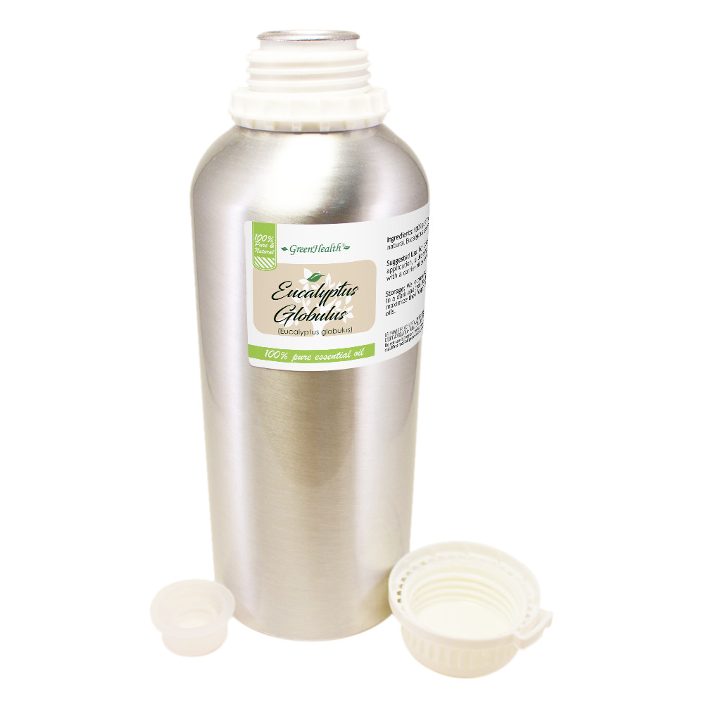 32 fl oz Eucalyptus Globulus Essential Oil Pure & Natural in Aluminum Bottle