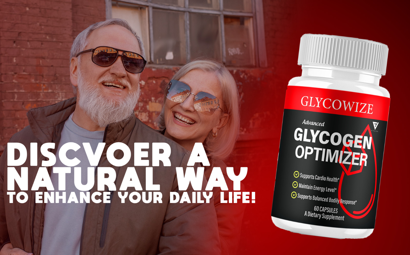 (5 Pack) Glycowize Blood Optimizer Glyco Wize Blood Support Pills (300 Capsules)
