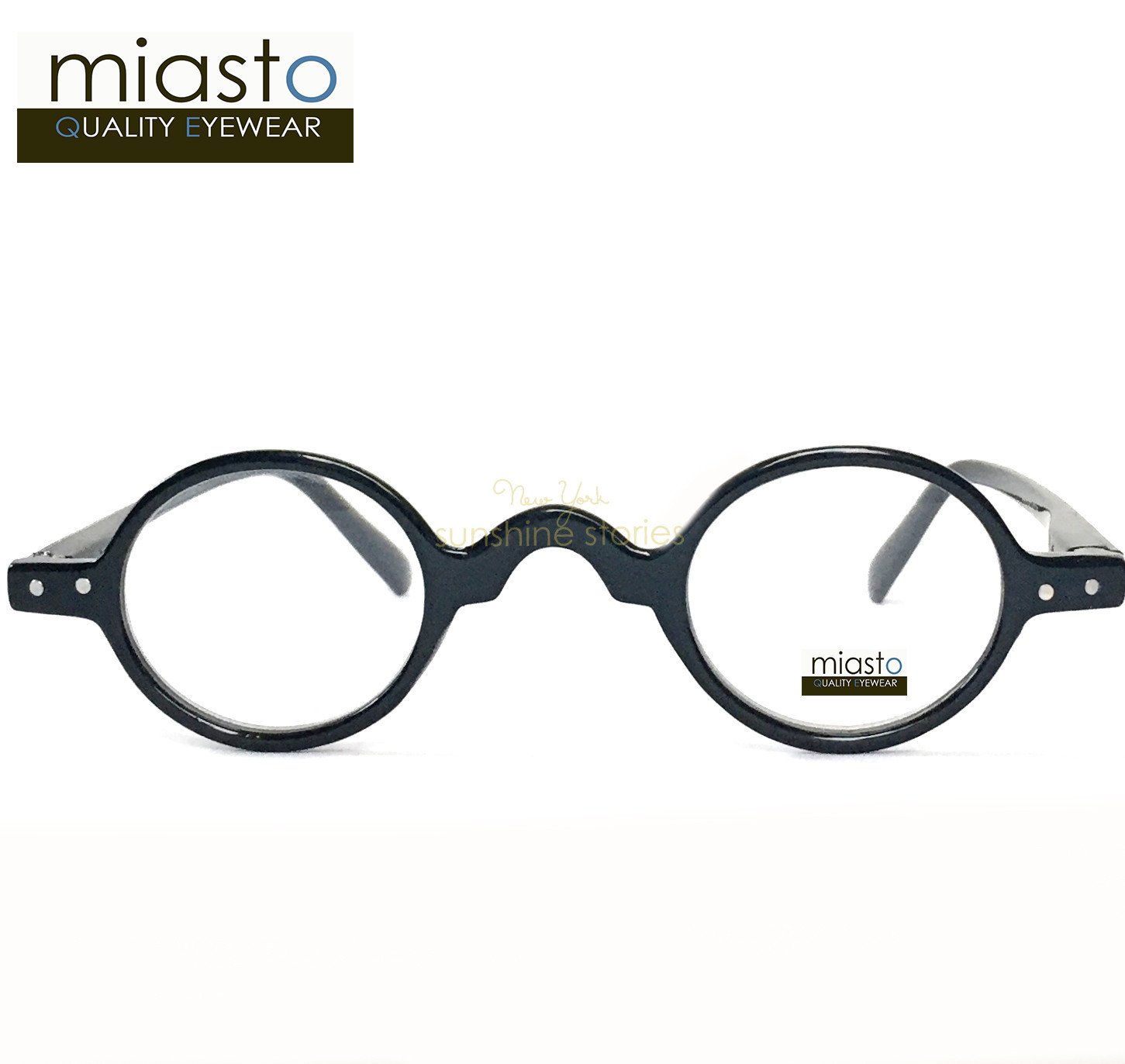 MIASTO “MINI ITALY” EXTRA SMALL ROUND RETRO BOHO VINTAGE READERS READING GLASSES