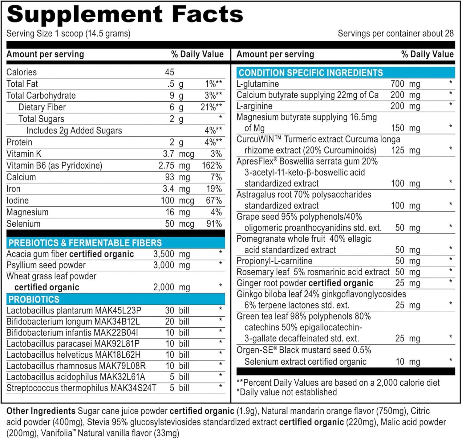 Vibrant Health – Digestive Vibrance 14 day supply EXP 11/27