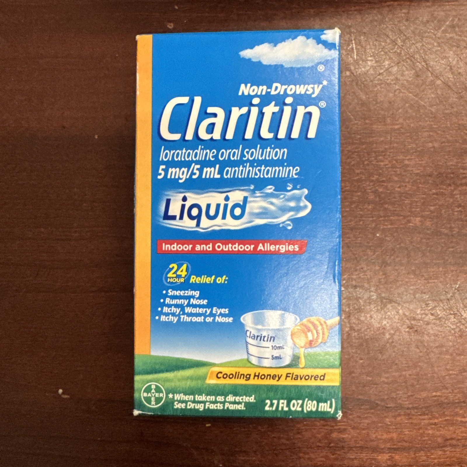 Claritin Liquid 5mg/5ml 24 Hour Non-Drowsy 2.7fl oz Allergy Relief