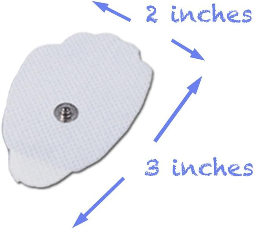 TechCare Massager Tens Unit Pads Patches Replacement Reusable 20 (10 Sets) Stick