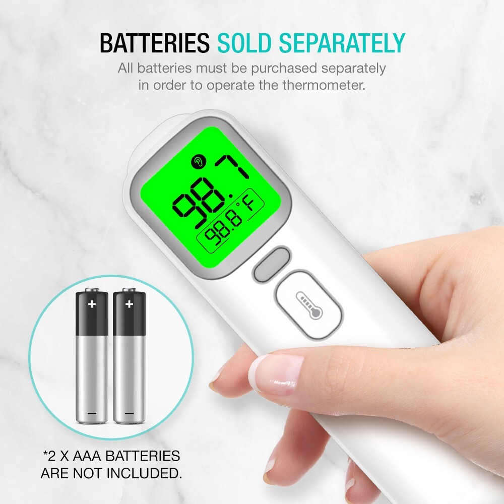EasyEast Infrared Thermometer for Forehead, In-ear, ideal for adult, baby, kids