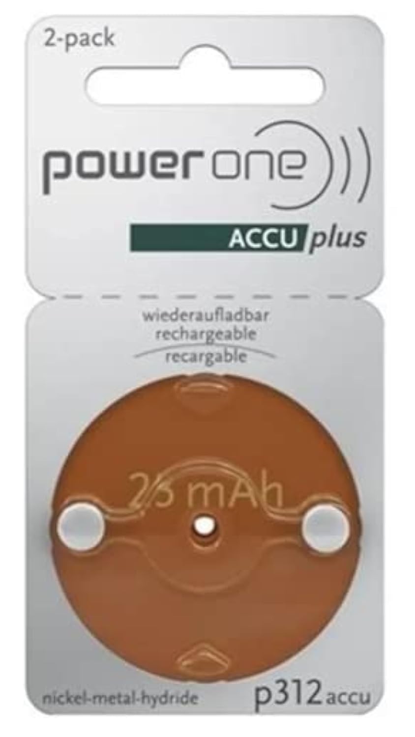 Rechargeable Size 312 Hearing Aid Batteries – Long-Lasting Power, Eco-Friendly