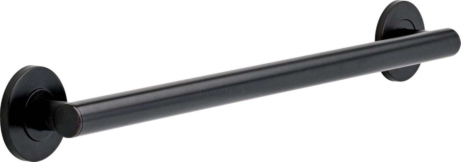 DELTA FAUCET 41824-BL Contemporary Decorative ADA Grab Bar 24 In, Matte Black