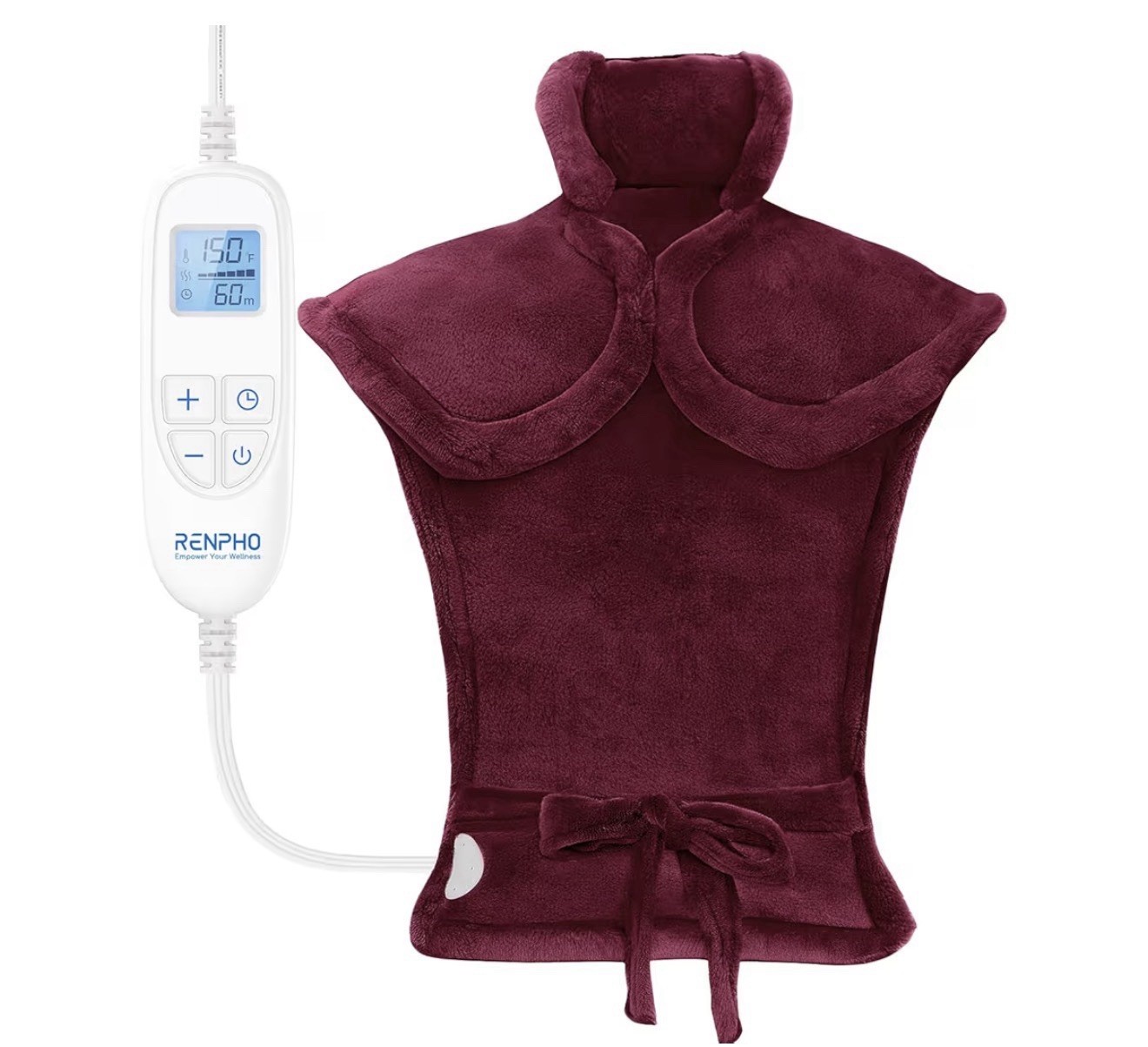 Renpho Electric Heating Pad For Back/ Shoulders