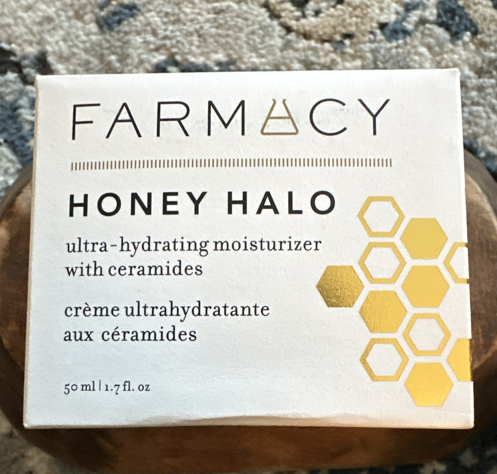 Farmacy Honey Halo Hydrating Face Moisturizer Cream w/ Ceramides 1.7 fl oz