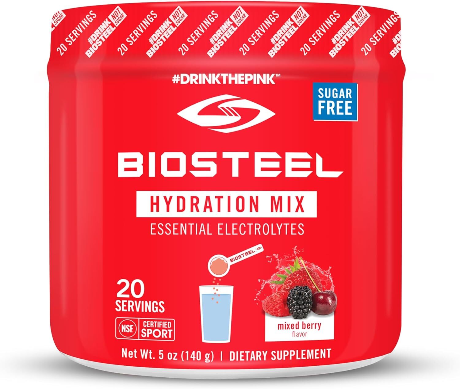 Biosteel Zero Sugar Hydration Mix- Expires 01/2026