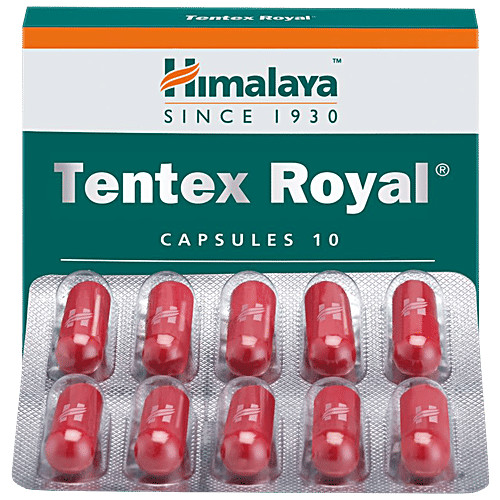 10 x Himalaya Tentex Royal 10 Capsules (Total 100 capsules)