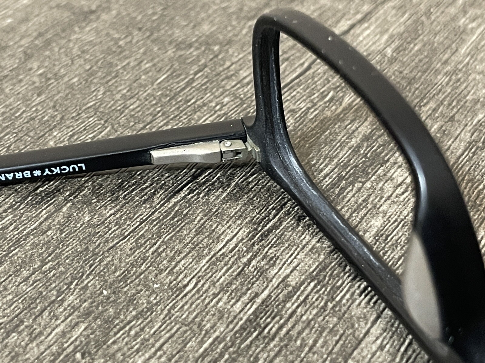 Lucky Brand Glasses FRAMES ONLY D811 Adult Unisex Flex Hinges Black 48-16-130