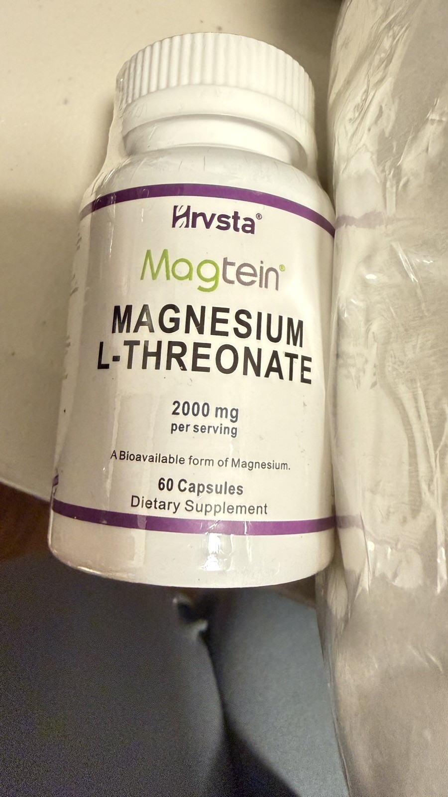 2 PACK Magnesium L Threonate – 120x Capsules – 2000 MG per Serving – Non-GMO