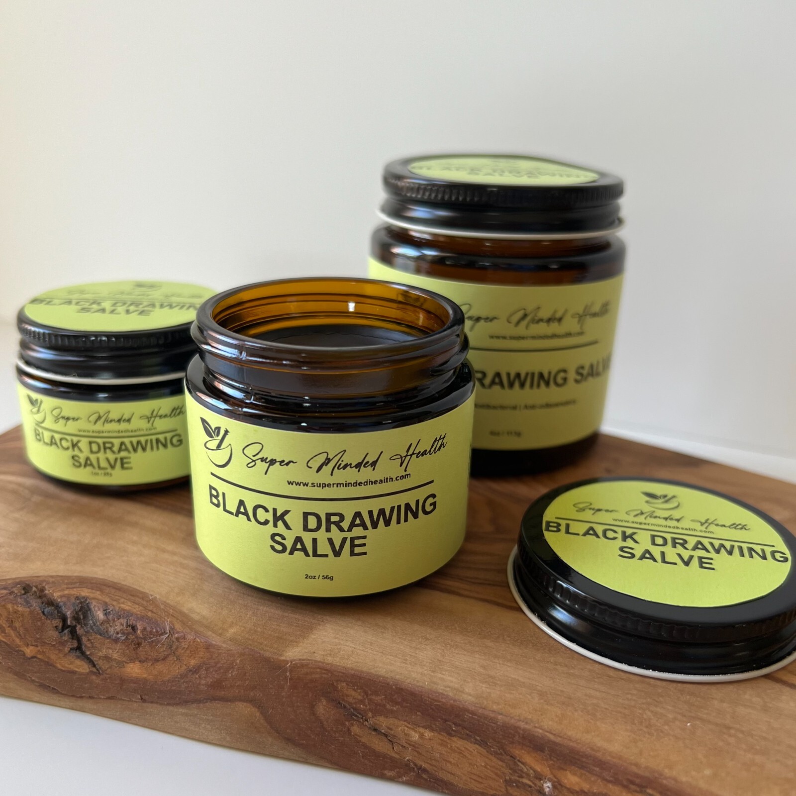 Black Drawing Ointment | Pulls Splinters Stings | All Natural Herbal