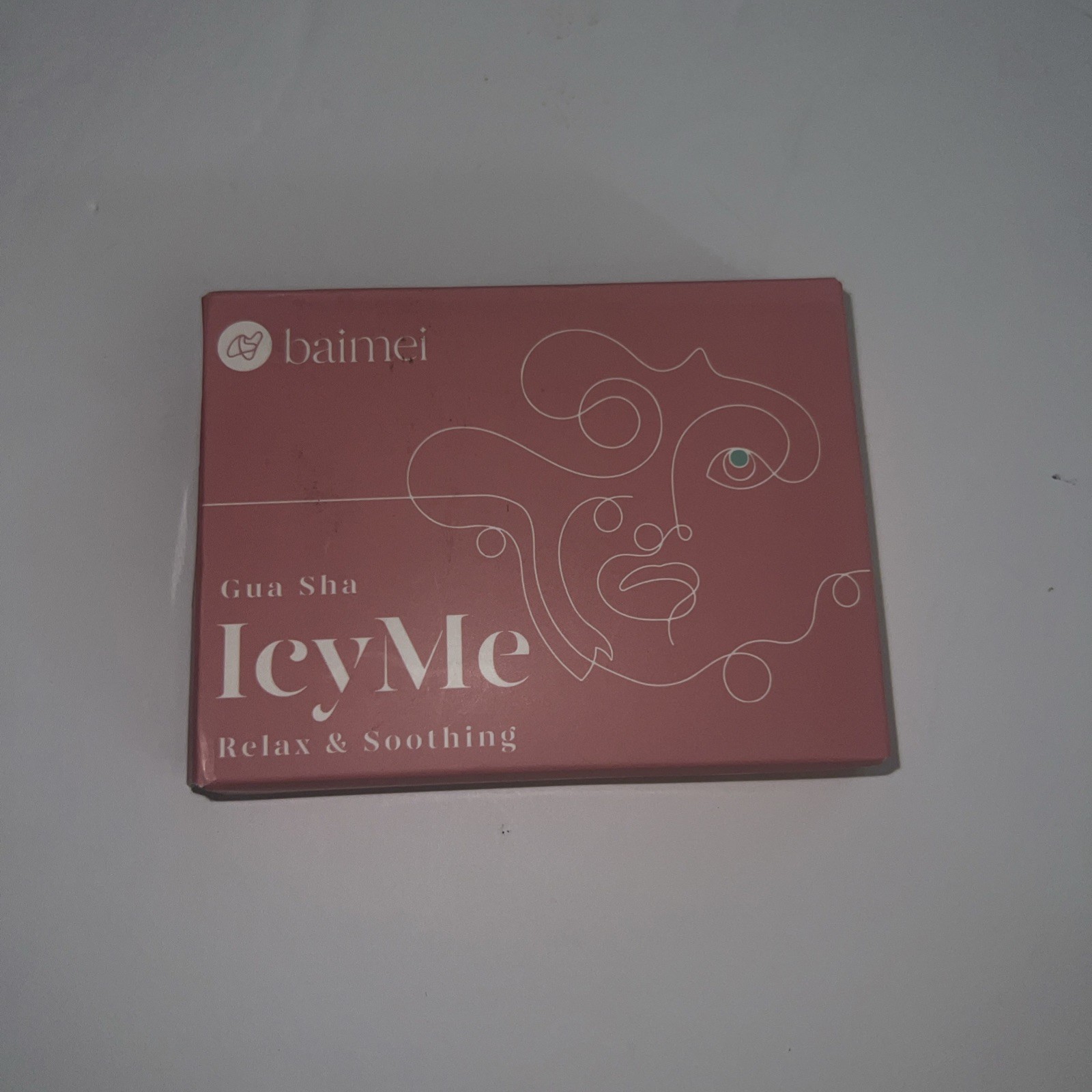 BAIMEI IcyMe Stainless Steel Gua Sha Facial Tool Relax Soothing New in Box