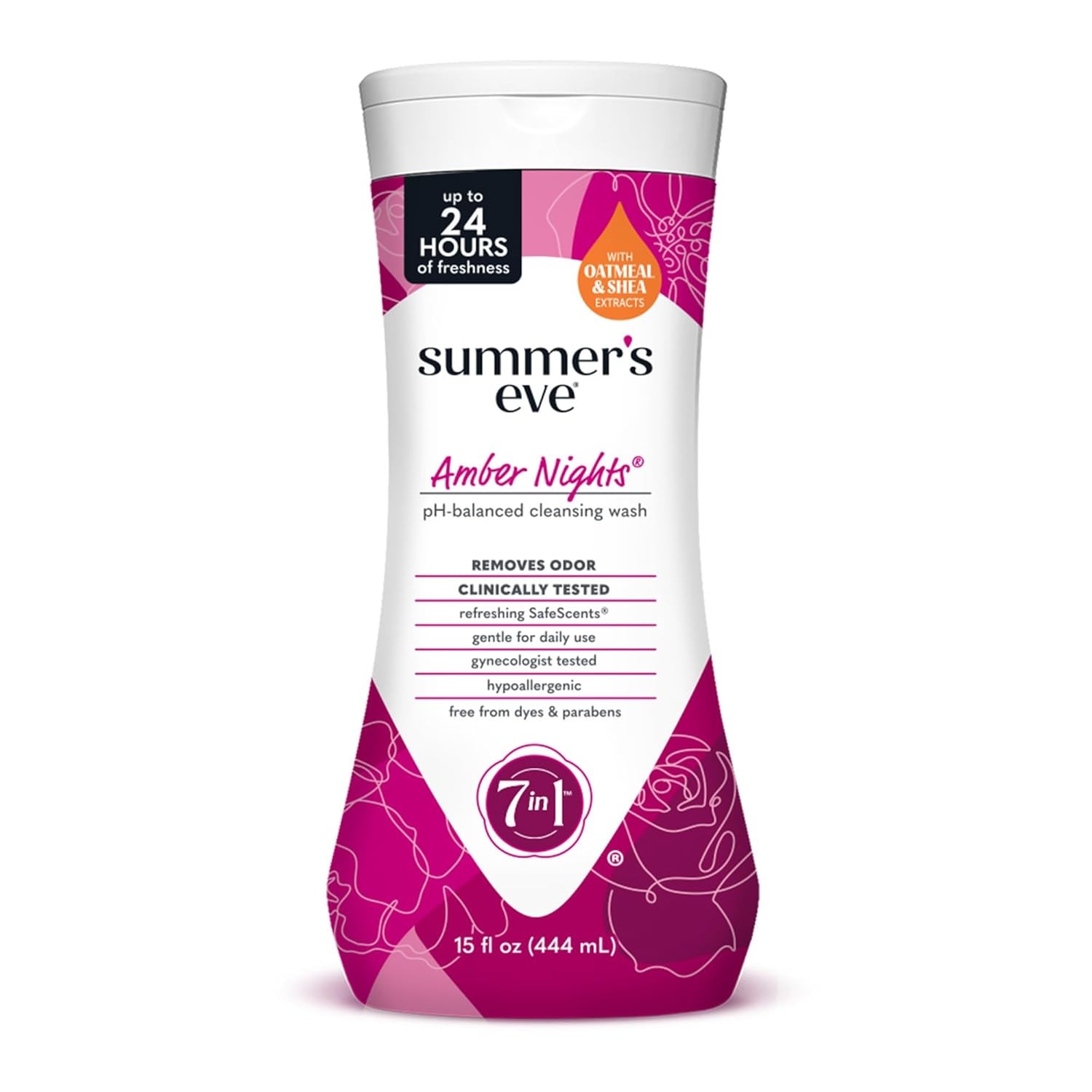 Summer’s Eve Amber Nights Feminine Wash Oat & Shea Extracts 15 fl oz