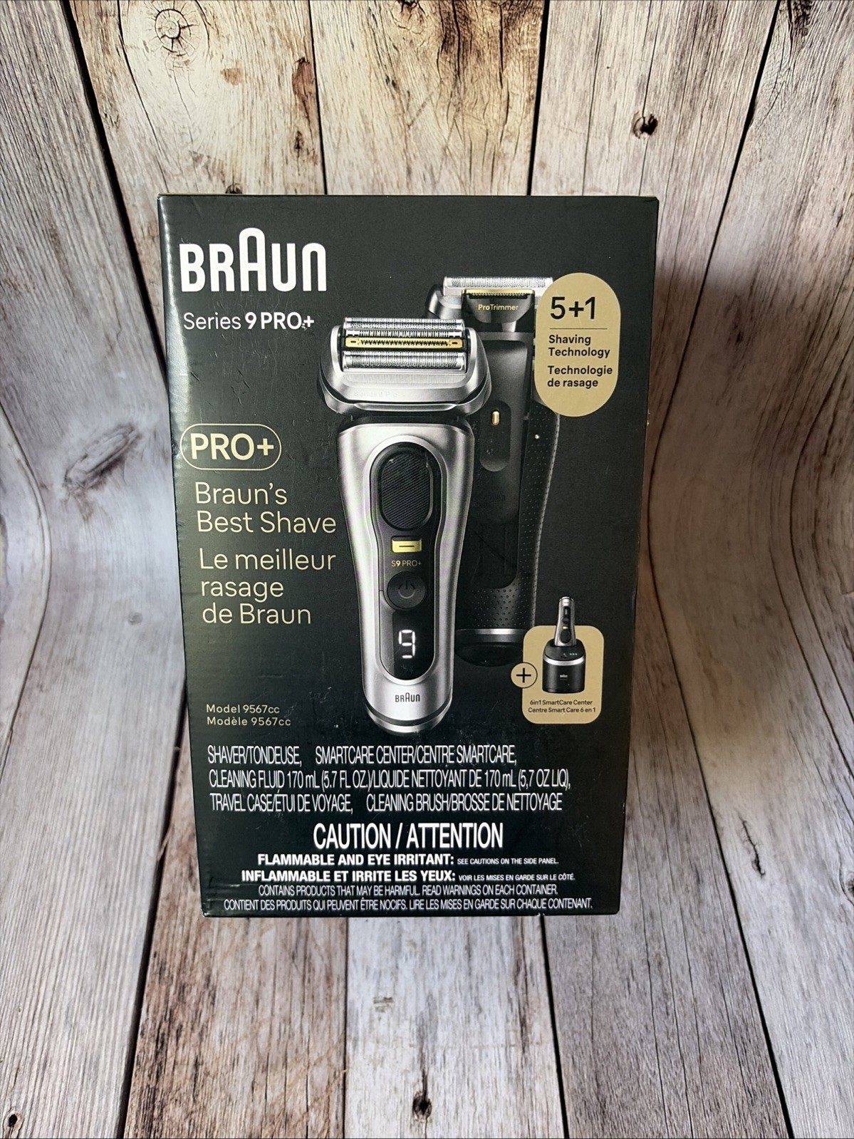 Braun Series 9 PRO+ Electric Shaver 6-in-1 SmartCare Center