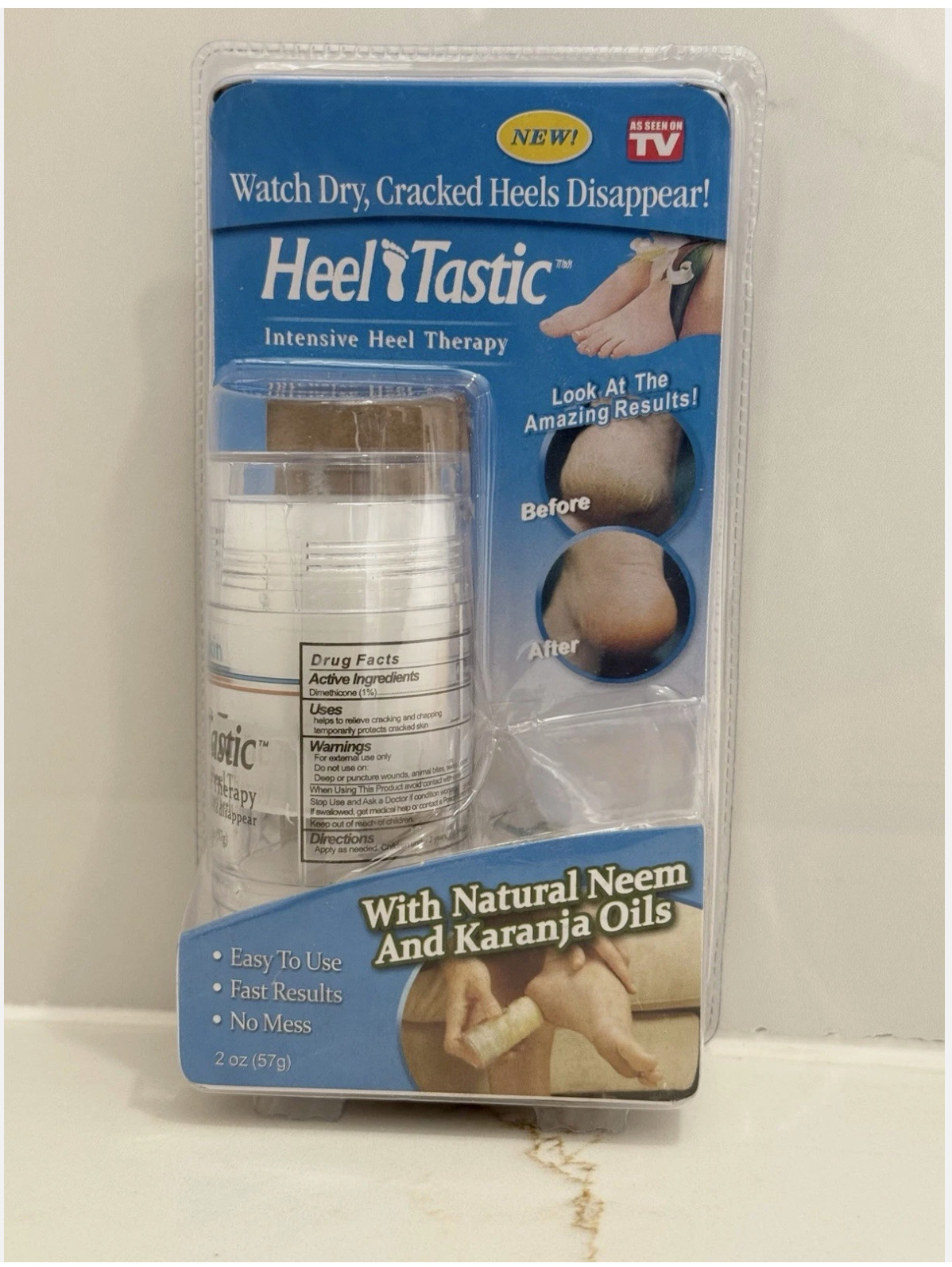 Heel Tastic Intensive Heel Therapy, Foot Care 2oz, FAST FREE SHIPPING