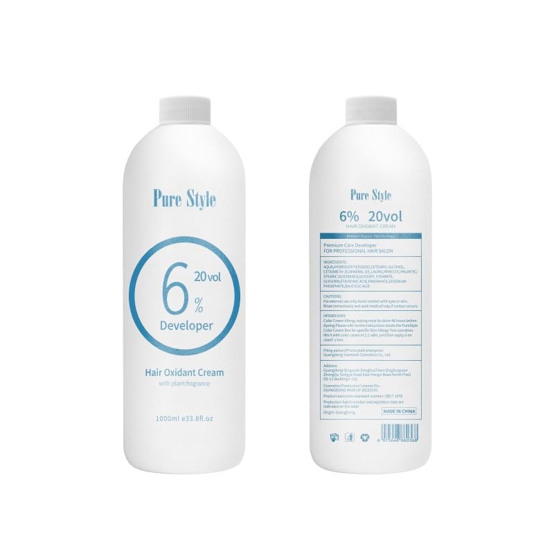 PureStyle 6% 20 Volume 1000ml 1 Count (Pack of 1), 20vol