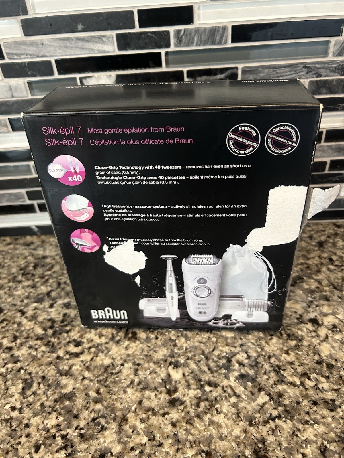 Braun Epilator Silk-épil 7, Hair Removal Device, Women Shaver & Trimmer New/Seal