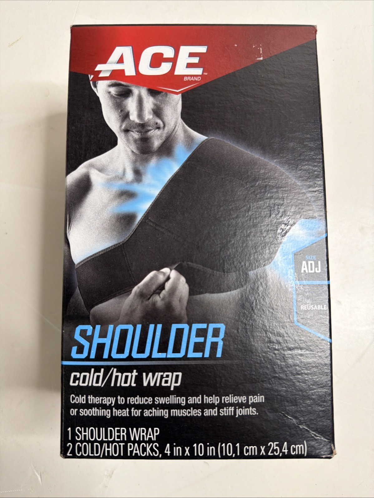 ACE Adjustable Reusable Shoulder Wrap Cold and Hot Therapy