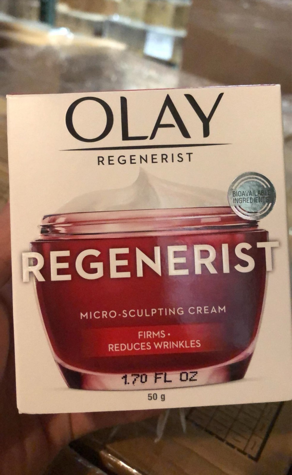 Olay Regenerist Micro-Sculpting Cream Anti Aging Moisturizer 1.7oz (50g)