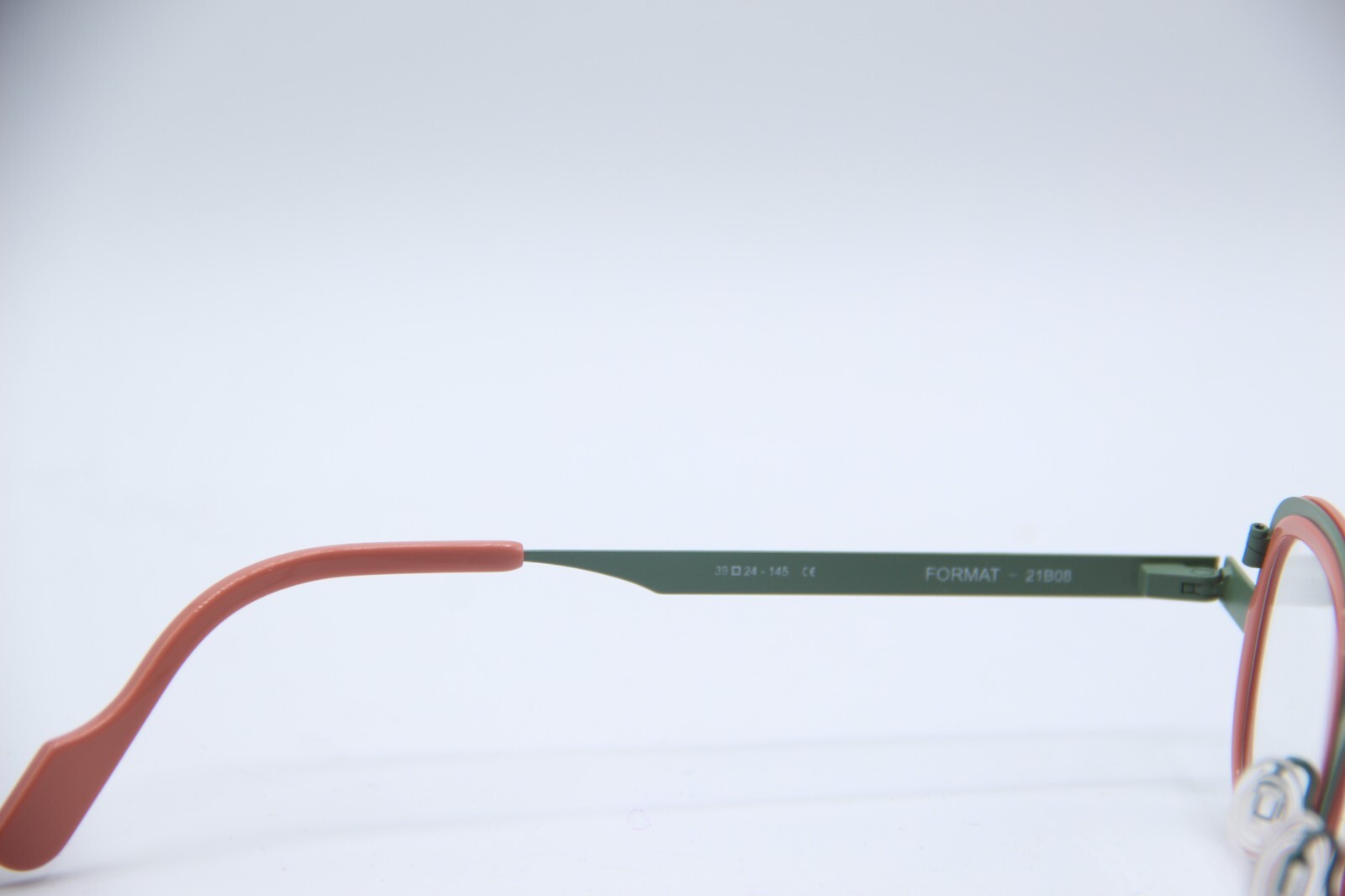 NEW ANNE & VALENTIN FORMAT-21B08 PINK GREEN AUTHENTIC EYEGLASSES W/CASE 39-24