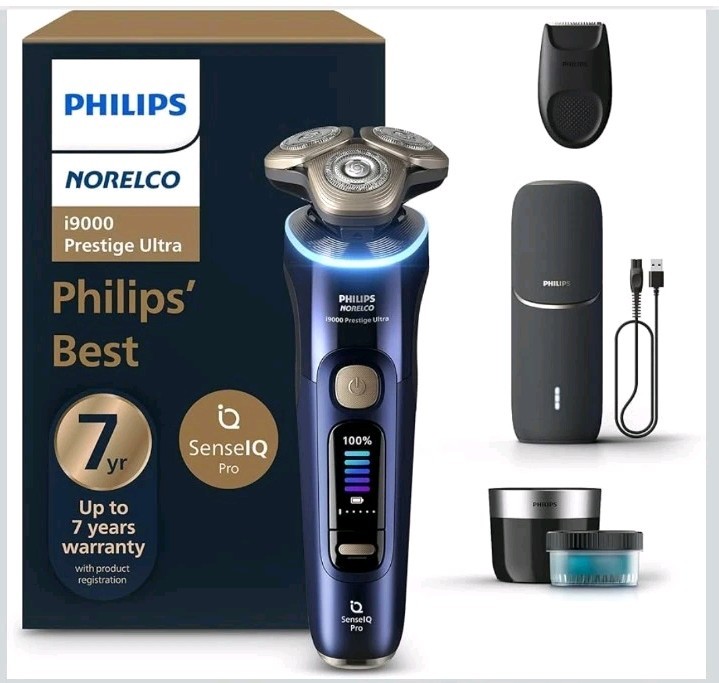 Philips Norelco i9000 Prestige Shaver XP9400 Open Box – UV Case