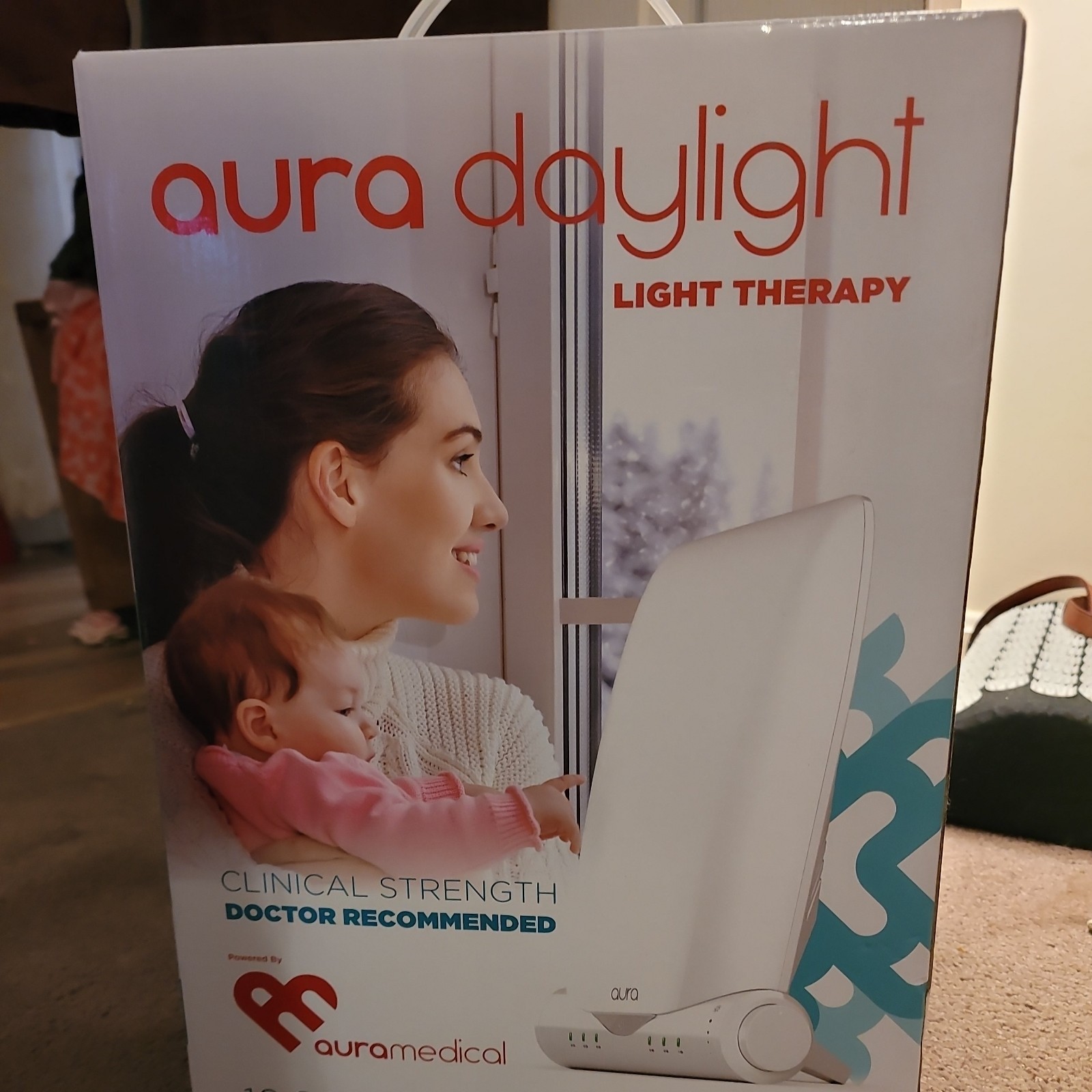 Aura Daylight Light Therapy Lamp- Slightly Used- Great Condition.