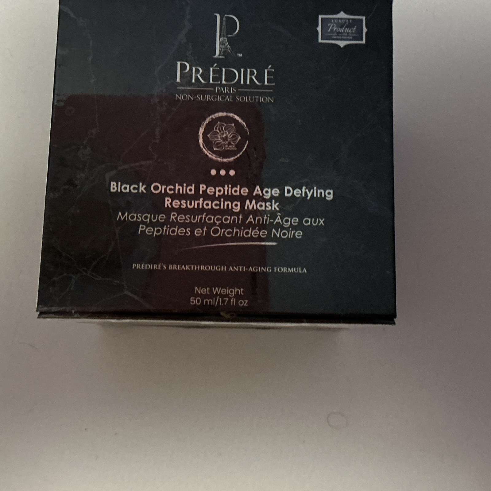 Prédiré Paris Black Orchid Peptides Anti-Aging Resurfacing Mask 1.7 oz 12M
