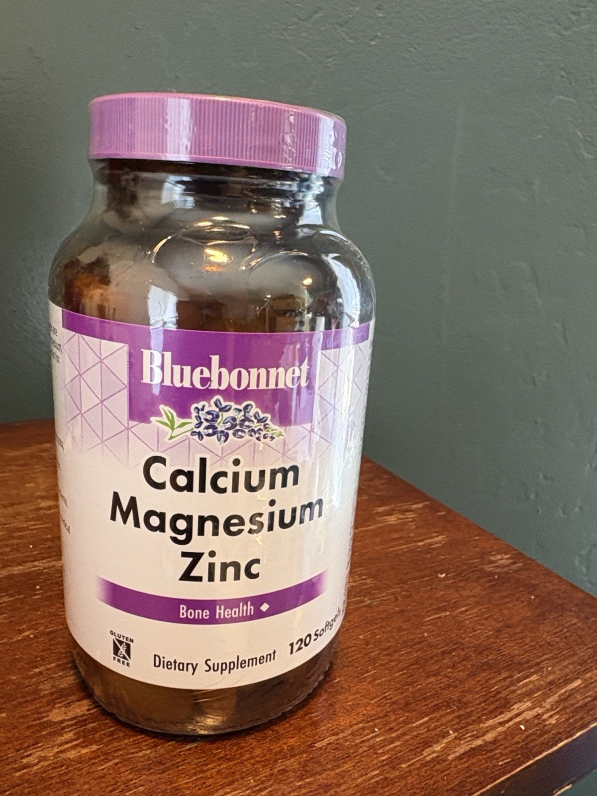 Bluebonnet Magnesium/ Calcium /zinc 120 Capsules