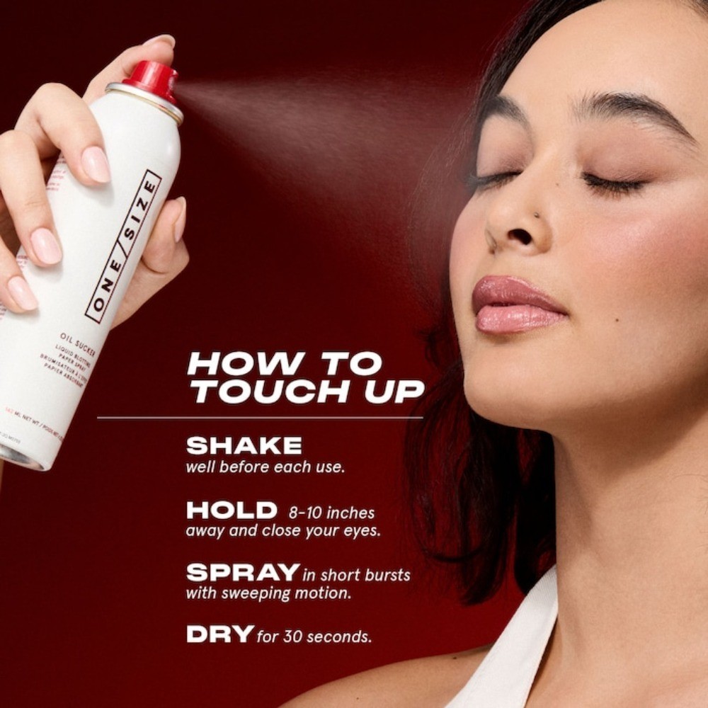 ONE/SIZE Authentic Oil Sucker Liquid Blotting Touch Up Spray Standard Or Mini