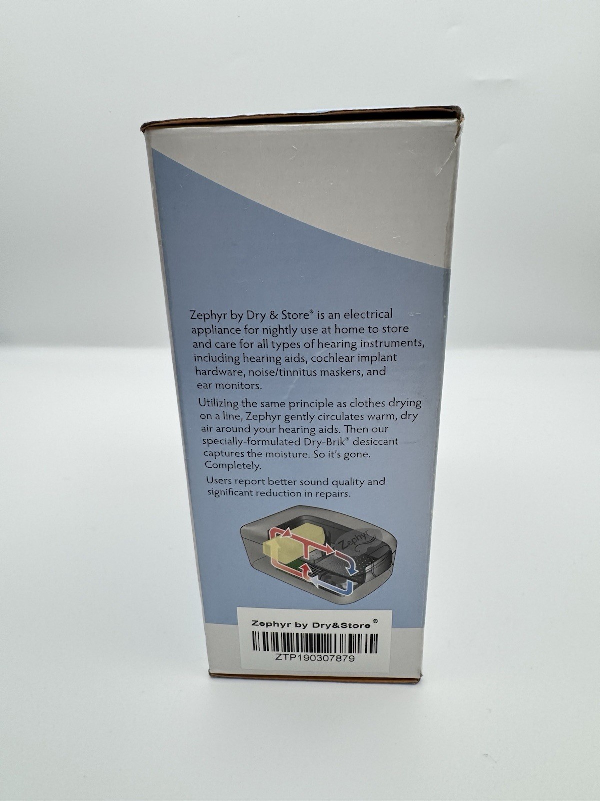 Zephyr by Dry & Store Hearing Aid Dryer Tinnitus For Cochlear Ear Monitors
