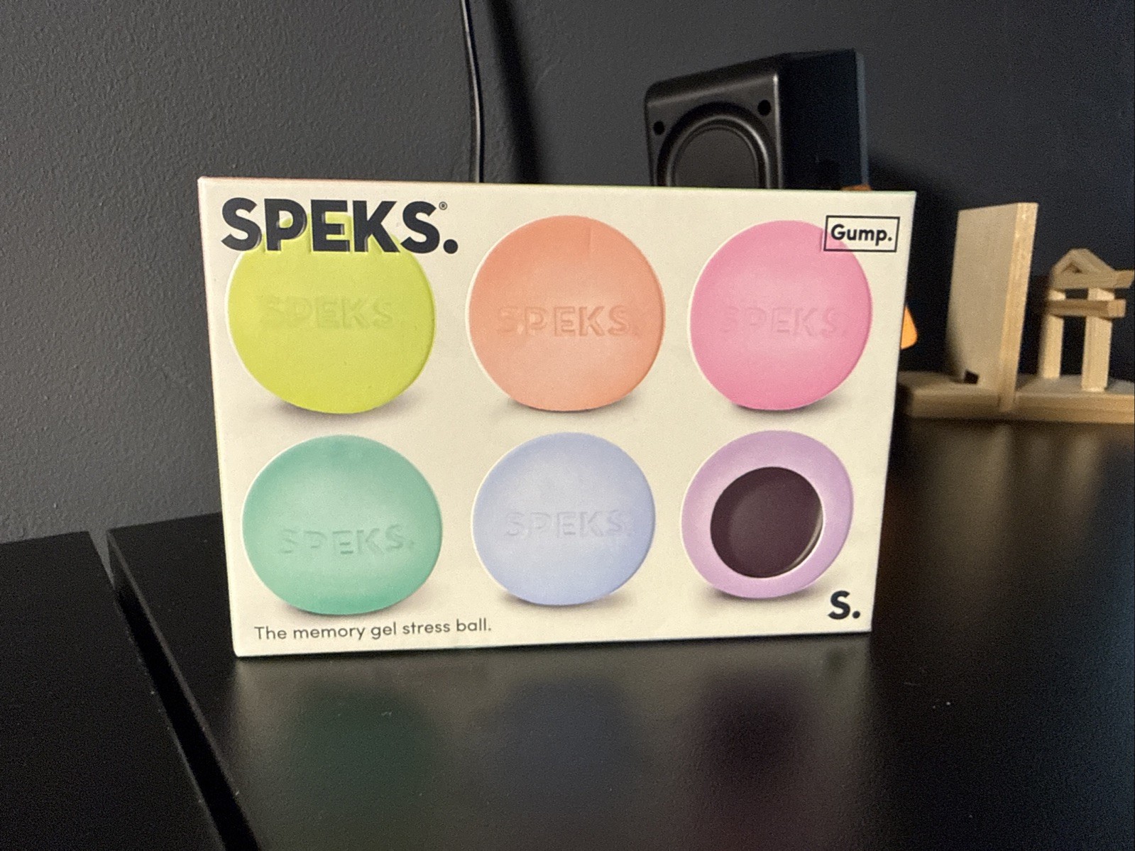 Speks The Memory Stress Ball Rainbow Pack of 6 New In Box RARE