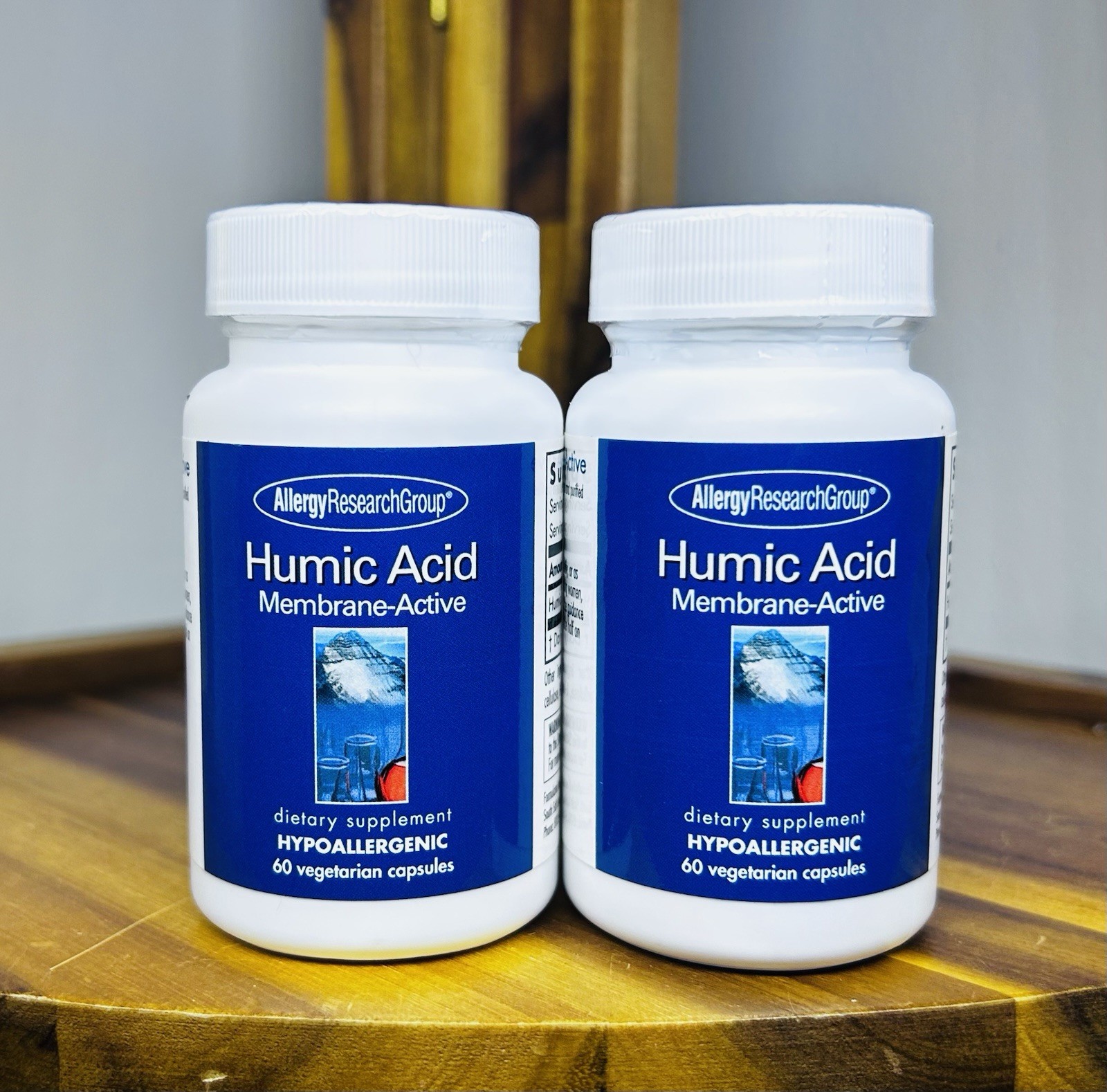 2 X Allergy Research Group – Humic Acid – 60 Caps Each 120 Total- New & Sealed