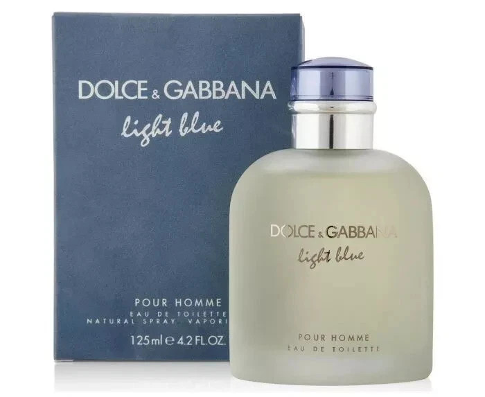 Light Blue by Dolce & Gabbana for Men Eau de Toilette Spray 4.2 oz New In Box