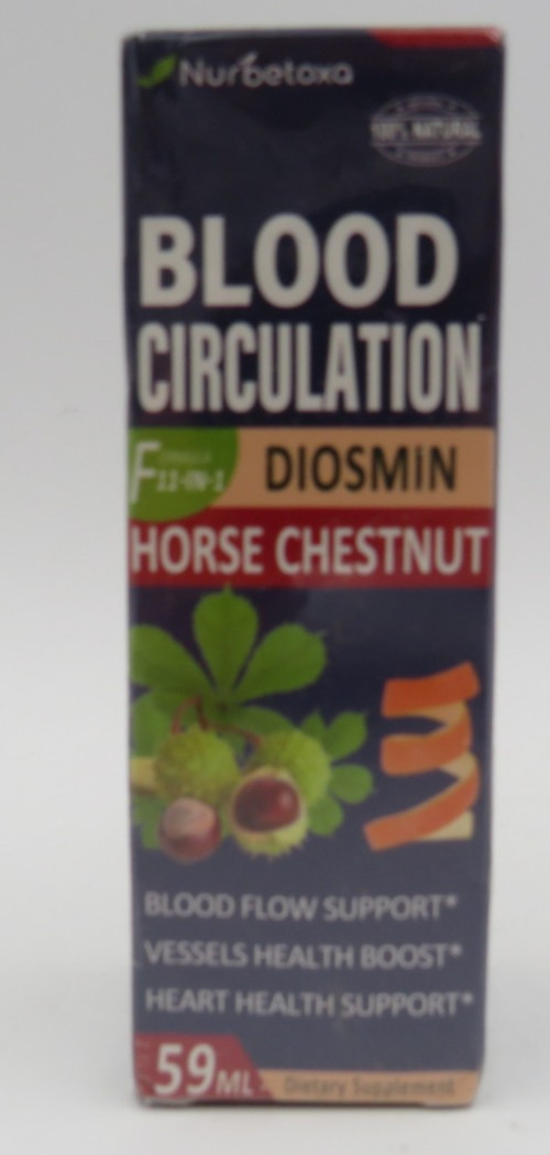 Nurbetoxa Blood Circulation 11 in 1 Diosmin Horse Chestnut 50ml EXP 12/27