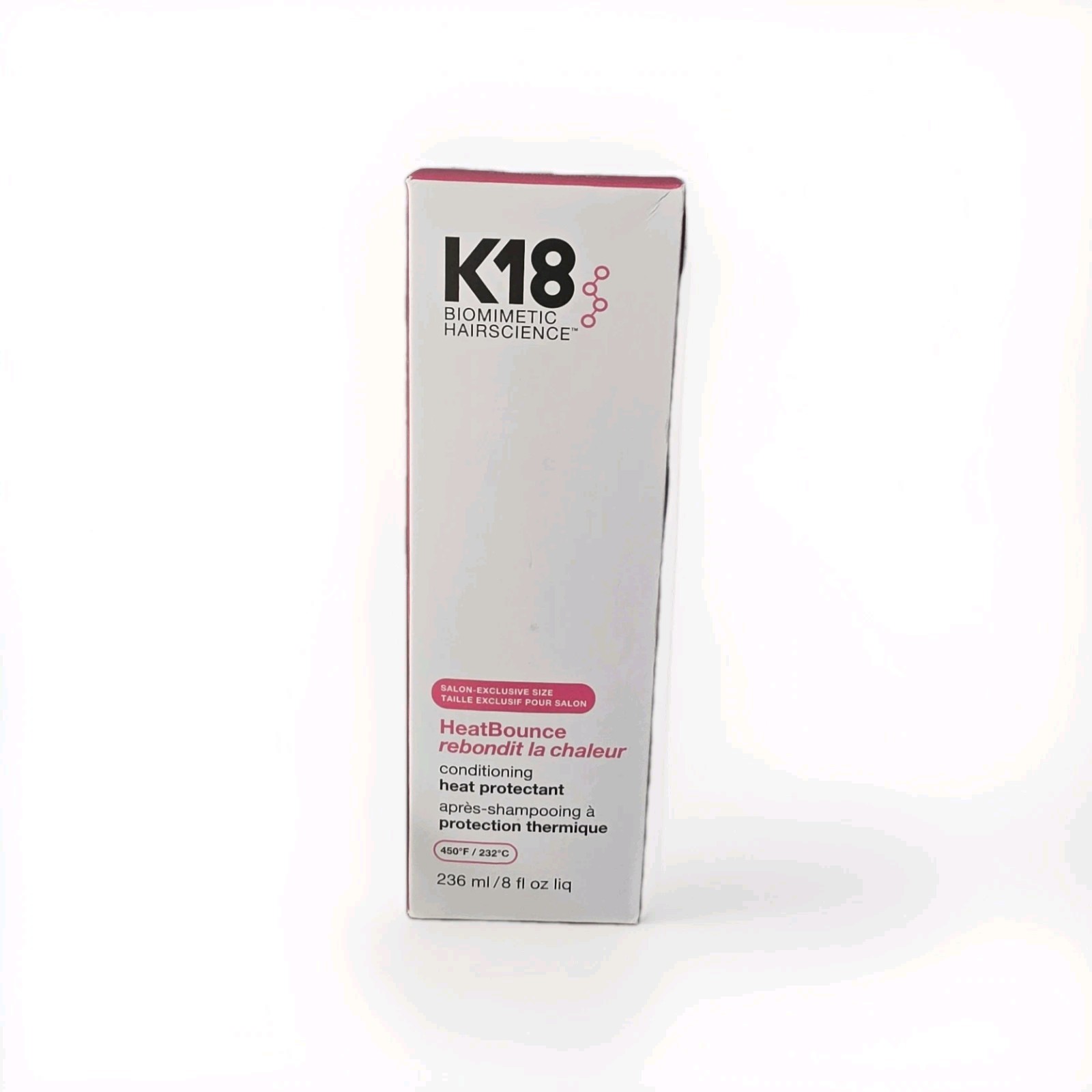 K18 HeatBounce Conditioning Heat Protectant 8 oz New In Box