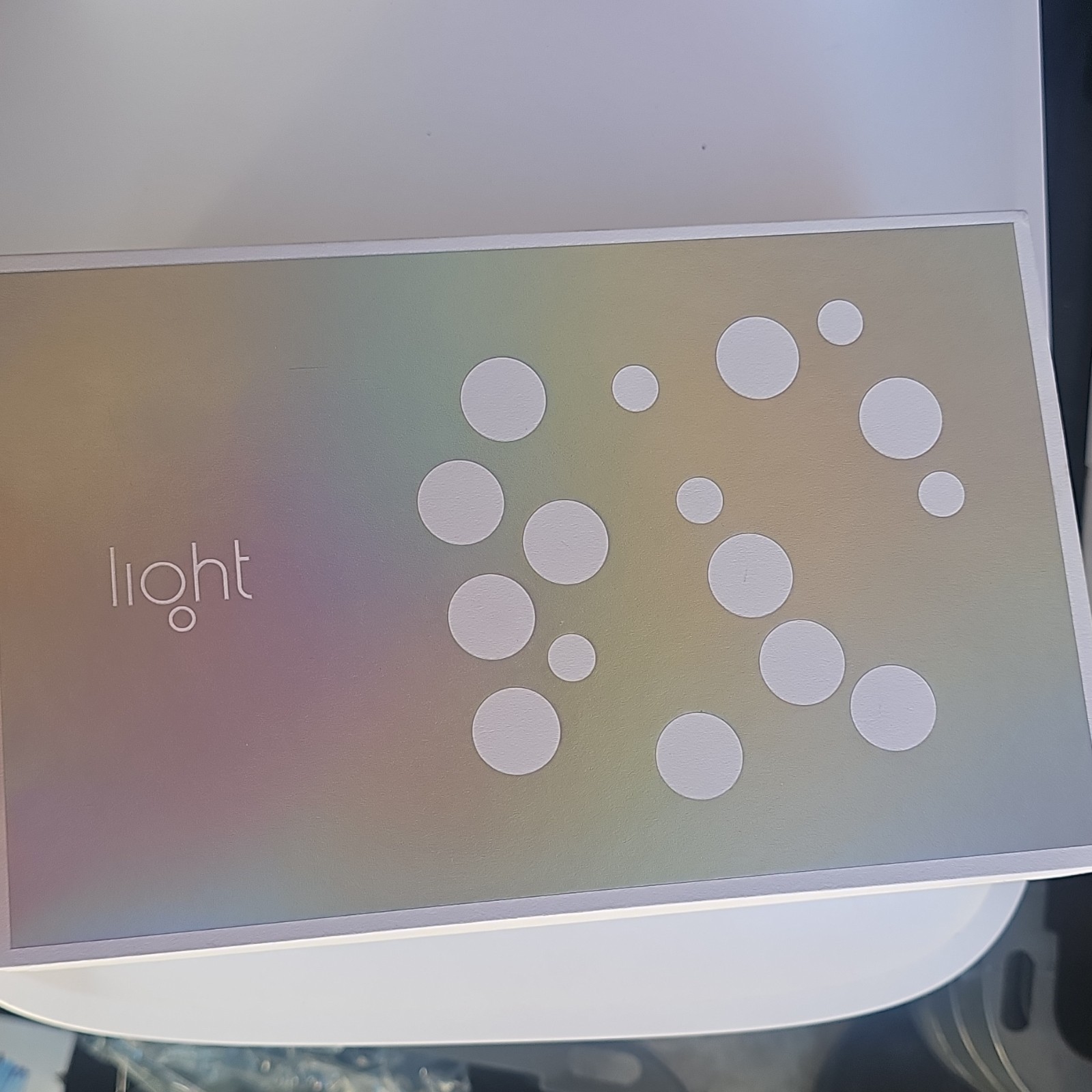 light Portable Battery Light Therapy Device, Black w/ USB Charging Cable & Case