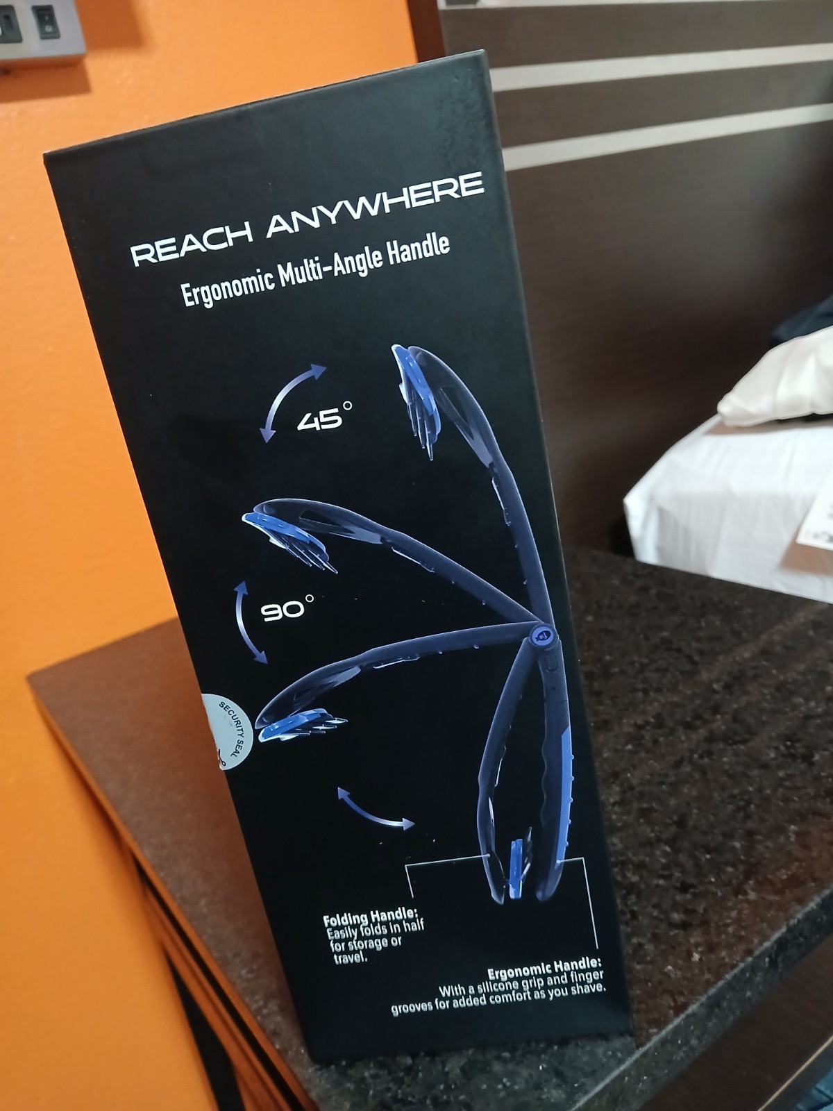 BAKblade 3.0 Hypersonic Back & Body Shaver 3 Blades Wet/Dry Foldable