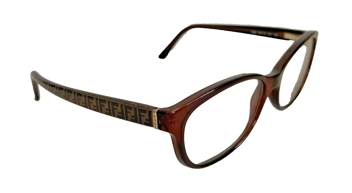 VTG 90’s Fendi Italy F940 53 15 210 135 Brown Eyeglass Frames