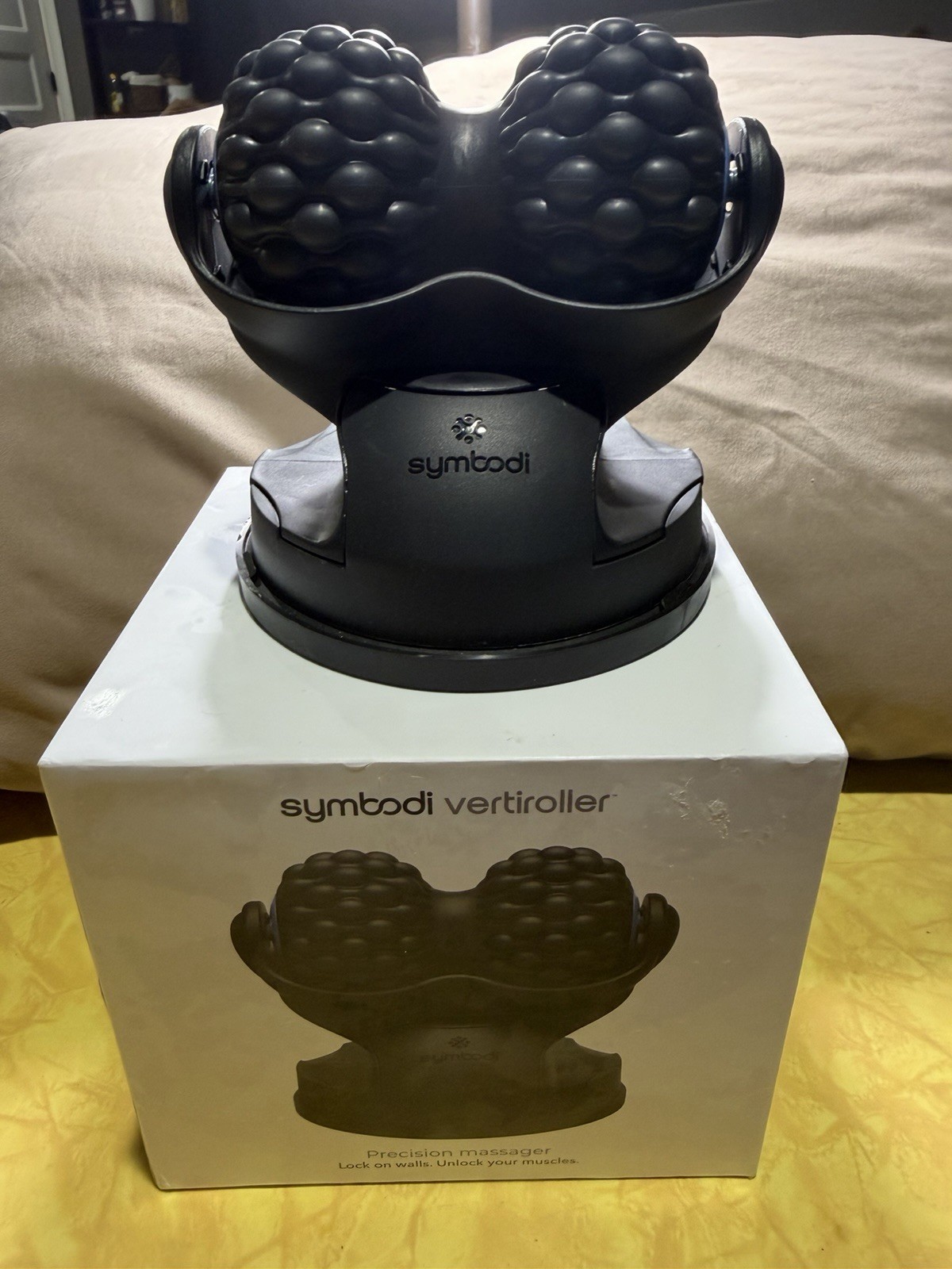 Symbodi Vertiroller Precision Massage Roller – Mountable Back Massage Roller