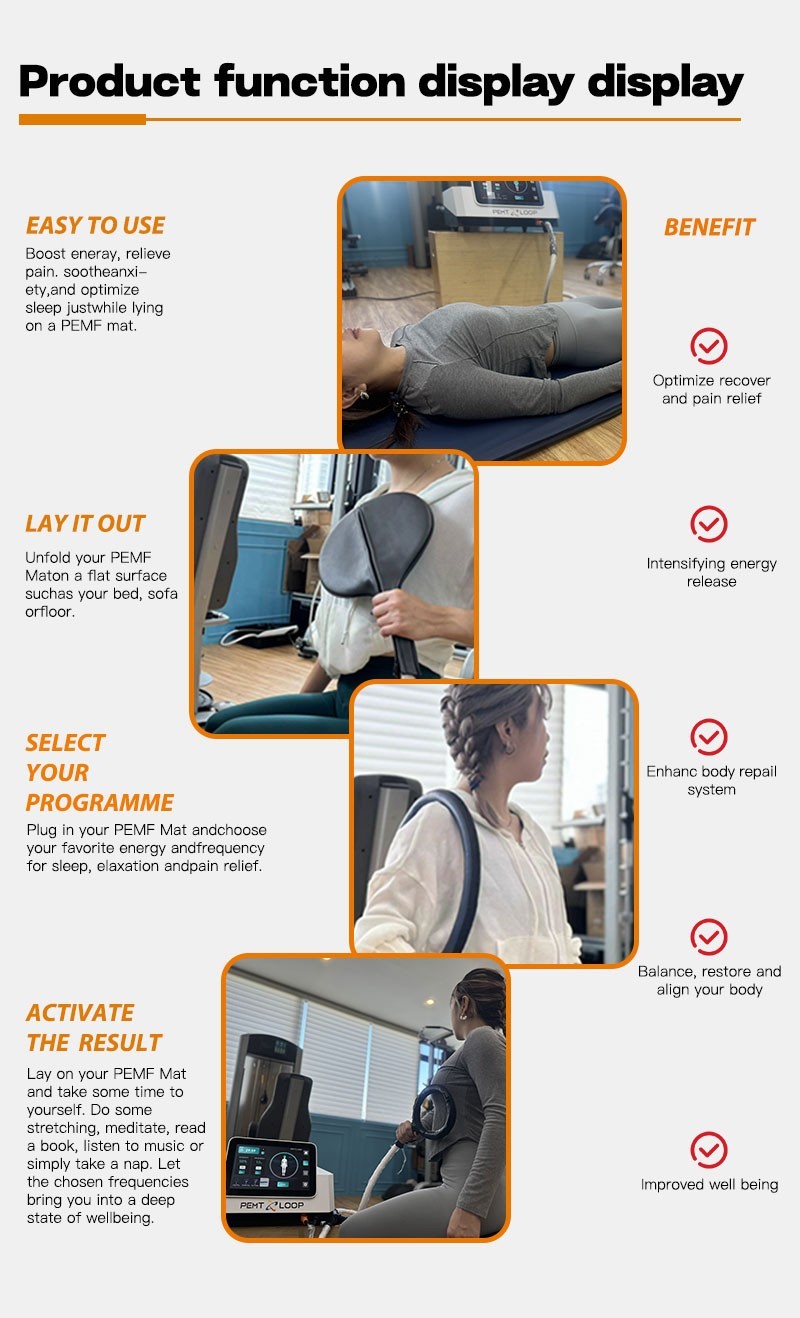 Pro Pemf Magnetic Physio Therapy Pmst Loop Pain Relief Rehabilitation Machine