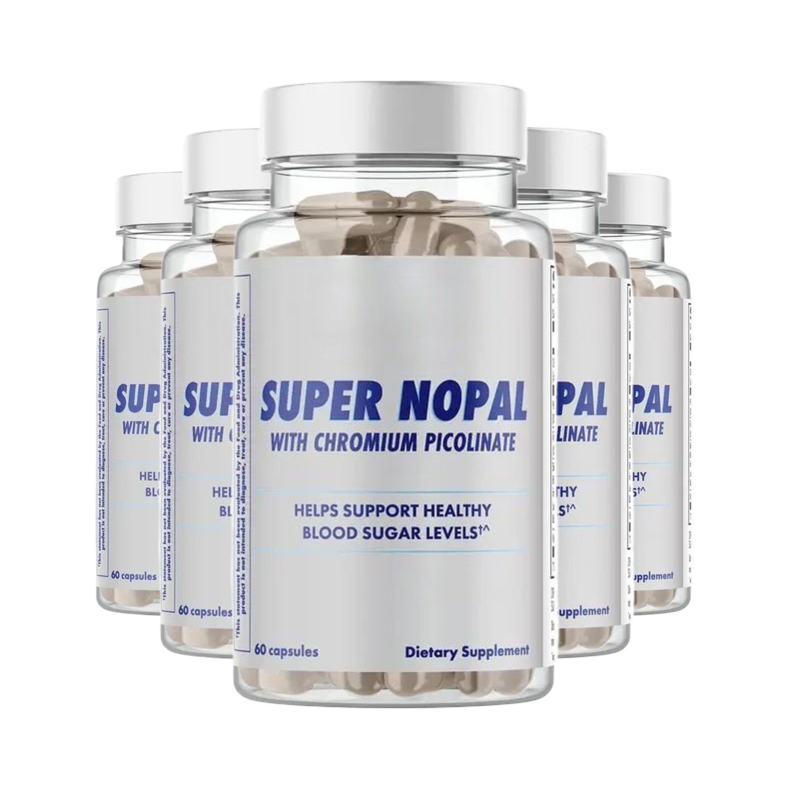 5-Pack Super Nopal Santo Remedio – Advanced Daily Dietary Supplement – 300 Count